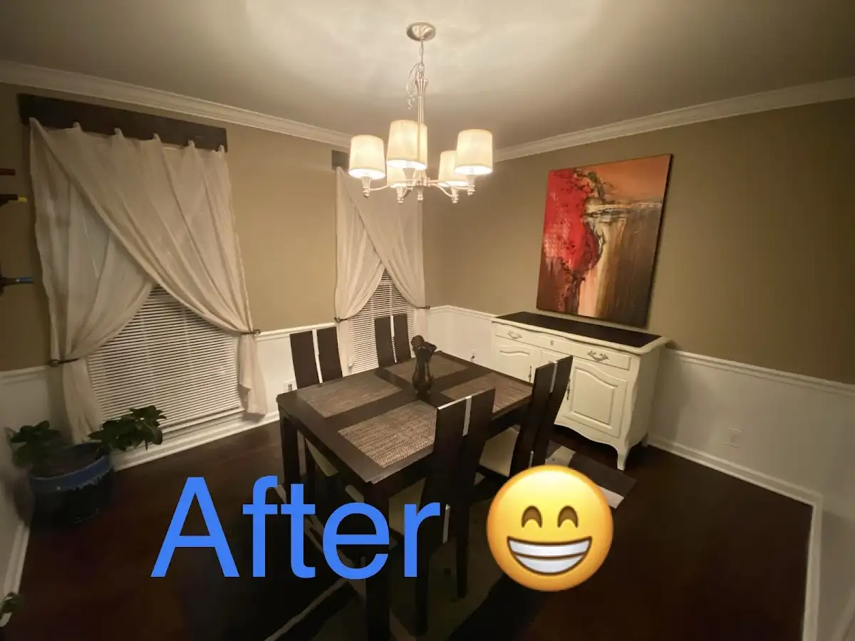 Professional dining room restoration after water damage in Lake Park