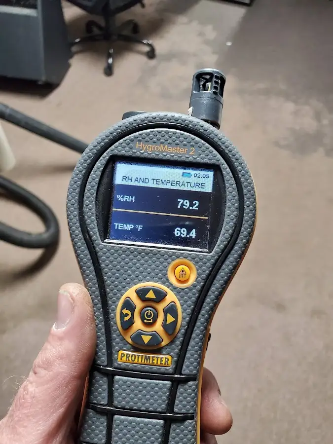 Moisture meter humidity assessment for Fire & Smoke Damage Restoration in Lake Park
